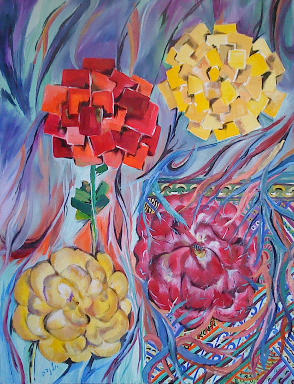 Dream, oil painting by Yolanda Gilad, 2009