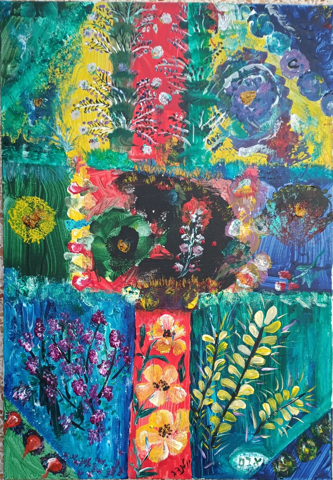 Serenity, acrylic painting by Yolanda Gilad, 2026
